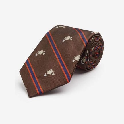 New & Lingwood ‘Tea’ Silk Tie