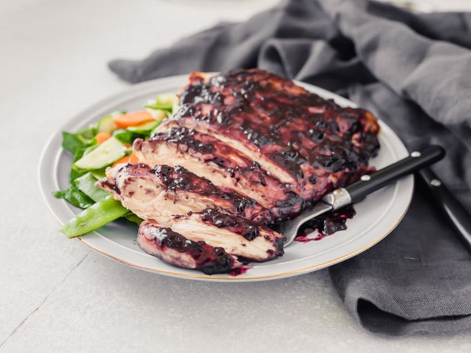 Blueberry Barbecued Chicken Recipe