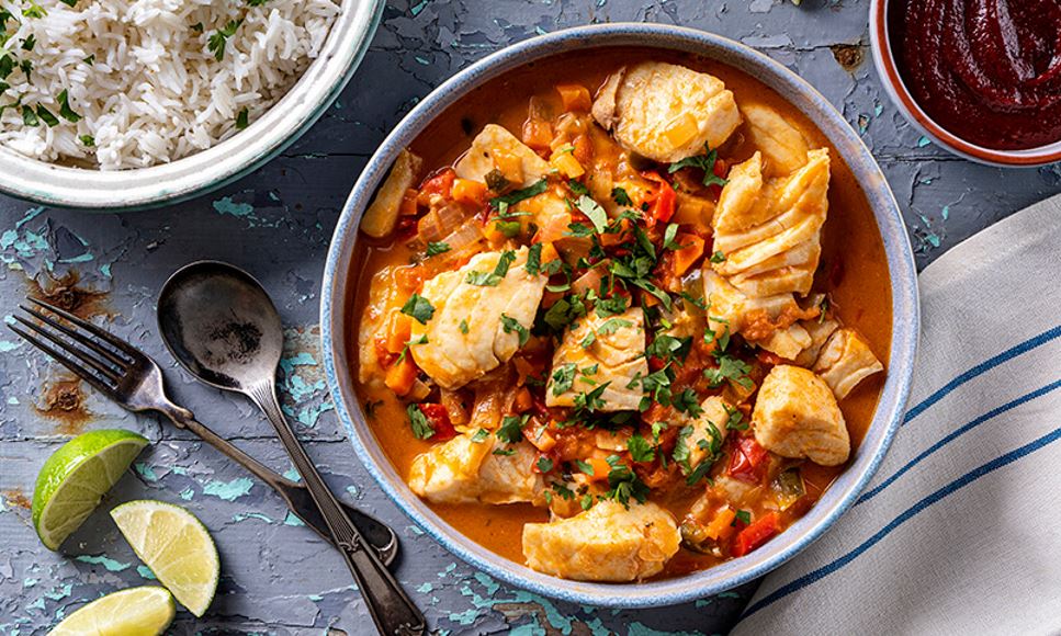 south american cuisine fish stew and rice